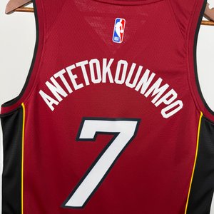 Giánnis Antetokoúnmpo - Miami Heat *Classic* Red #7 - image 5