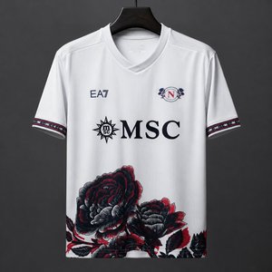 SSC Napoli - 26-27 Napoli Rose White Special Jersey - image 1