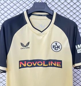 Bundesliga - 26-27 1. FC Kaiserslautern Cream with Black Sleeves Away Jersey - image 3