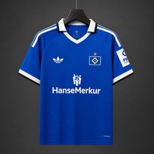 Bundesliga - 26-27 Hamburger SV Away Blue Jersey - image 1