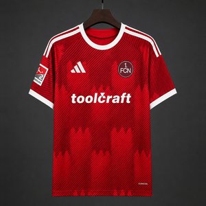 Bundesliga - 26-27 Nurnberg Home Red Jersey - image 1