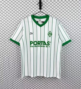 Bundesliga - 26-27 Werder Bremen White & Green Pinstripe Vintage 2012-13 Remake Jersey - image 3