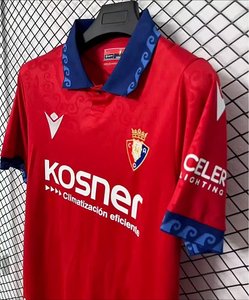 La Liga - 26-27 CA Osa home Red jersey - image 3
