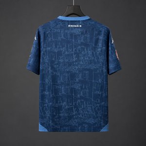 La Liga - 26-27 Cádiz CF Navy Blue with City Blueprint Pattern Away Jersey - image 2