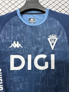 La Liga - 26-27 Cádiz CF Navy Blue with City Blueprint Pattern Away Jersey - image 3