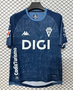 La Liga - 26-27 Cádiz CF Navy Blue with City Blueprint Pattern Away Jersey - image 4