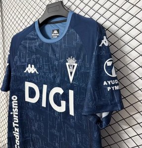 La Liga - 26-27 Cádiz CF Navy Blue with City Blueprint Pattern Away Jersey - image 5