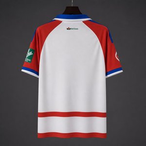 La Liga - 26-27 Granada CF Red & White Hoops Home Jersey - image 2