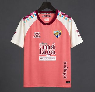 La Liga - 26-27 Malaga Away Pink-White Jersey - image 1