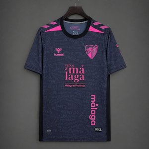 La Liga - 26-27 Málaga CF Dark Purple & Pink with Text Pattern Third Jersey - image 1