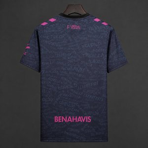 La Liga - 26-27 Málaga CF Dark Purple & Pink with Text Pattern Third Jersey - image 2