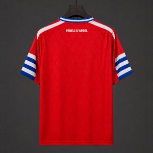 La Liga - 26-27 RCD Espanyol Red with Blue & White Stripe Away Jersey - image 2