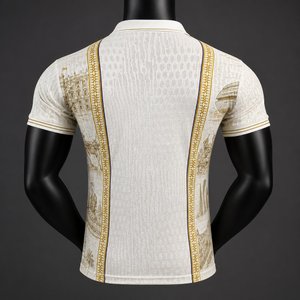 La Liga - 26-27 Real Madrid City Edition Cream with Gold and Polo Collar Jersey - image 2