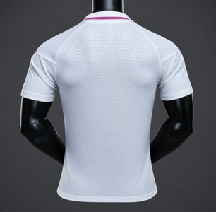 La Liga - 26-27 Real Madrid White with Pink Polo Jersey - image 2