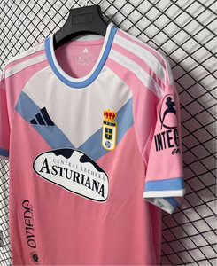 La Liga - 26-27 Real Oviedo Away Pink Jersey - image 3