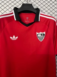 La Liga - 26-27 Sevilla Away Red Jersey - image 3