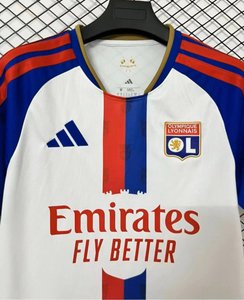 Ligue 1 - 26-27 Olympique Lyonnais Home White Jersey - image 2