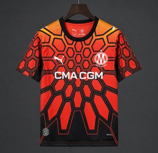 Ligue 1 - 26-27 Olympique Marseille Goalkeeper Orange Jersey - image 1