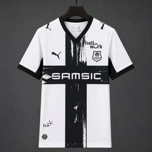 Ligue 1 - 26-27 Stade Rennais Away White Jersey - image 1