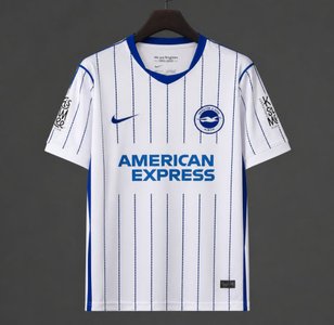 Premier League - 26-27 Brighton Hove Albion Away White Jersey - image 1