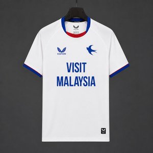 Premier League - 26-27 Cardiff City Away White Jersey - image 1