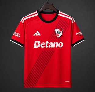Argentina SAF - 26-27 River Plate Third Red Jersey - image 1