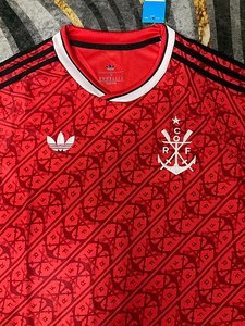 Brasileiro Serie A - 26-27 Clube de Regatas do Flamengo Third Red with Dark Jersey - image 3