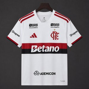 Brasileiro Serie A - 26-27 Flamengo Away Jersey With Full Sponsor - image 1