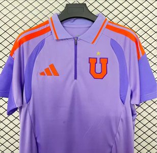 Cile - 26-27 Club Universidad de Chile POLO Purple Jersey - image 2