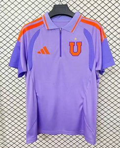 Cile - 26-27 Club Universidad de Chile POLO Purple Jersey - image 4