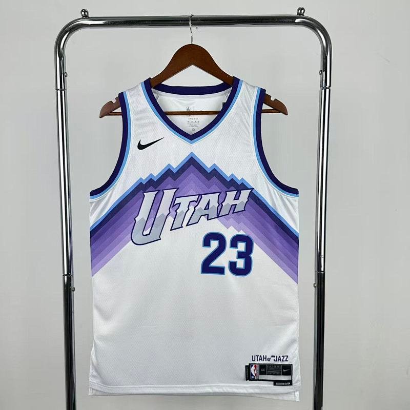 Utah Jazz White - #23