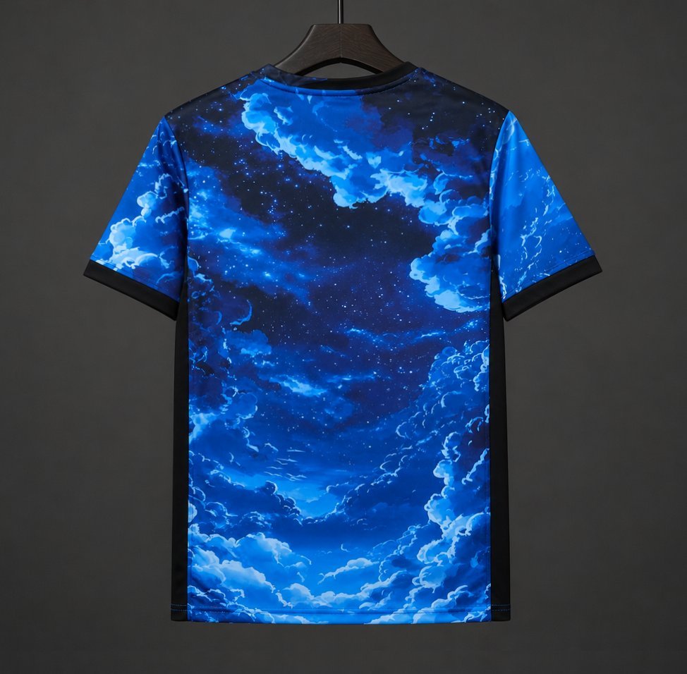 Ligue 1 - 26-27 PSG-Paris Saint-Germain Blue Sky Cloud Special Edition Jersey