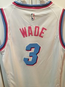 Miami Heat Dwyane Wade City Edition Miami Vice Blanc - image 4