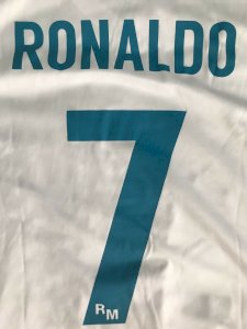 Maillot de Cristiano Ronaldo Real Madrid Blanc/Bleu - image 3