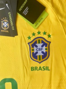Maillot du Brésil floqué Neymar Jaune / Bleu - image 4