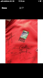 2003 Signed Welsh Rugby Team