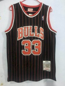 Scottie Pippen - Chicago Bulls #91 Black striped