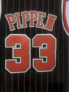 Scottie Pippen - Chicago Bulls #91 Black striped